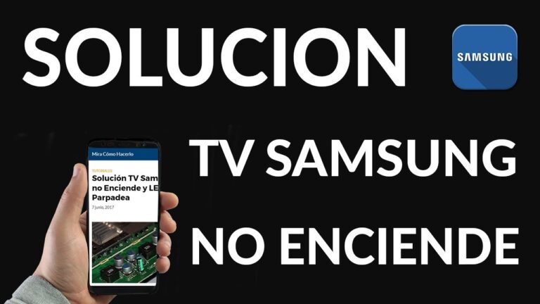 ¡TV Samsung 32 parpadea LED y no enciende! ¿Qué hacer?