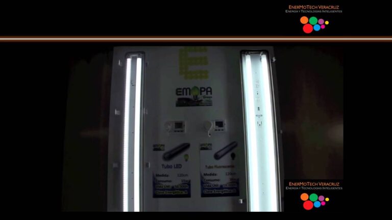 Descubre la sorprendente eficiencia en consumo del LED frente al tubo fluorescente