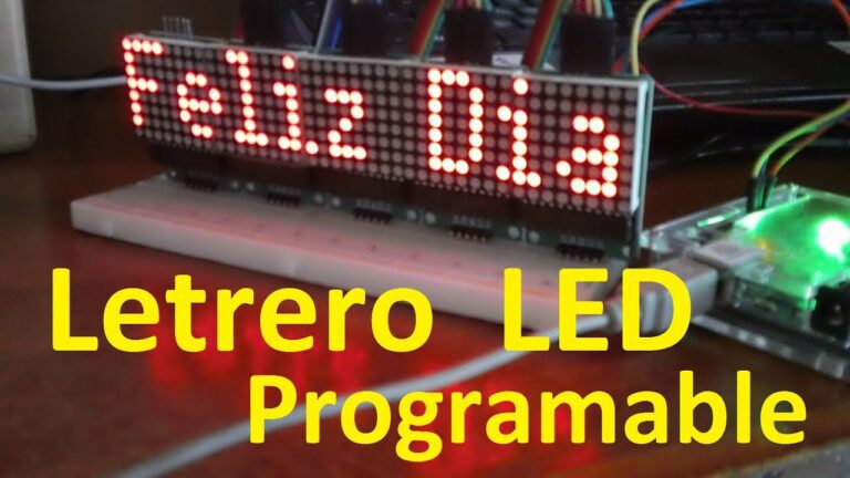 Aprende a crear un cartel LED programable en solo 5 pasos