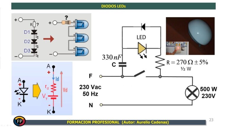 Descubre cómo un diodo LED resiste tensiones de más de 2V