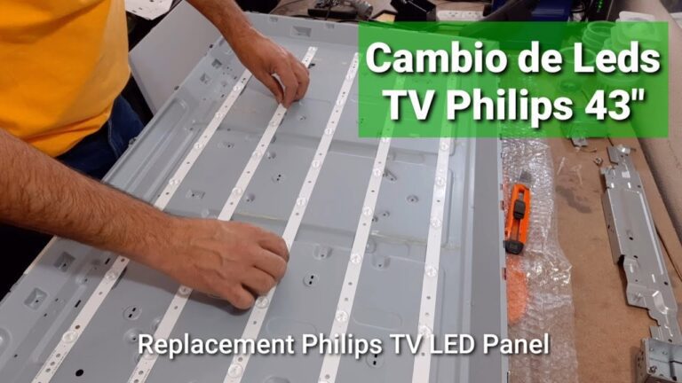 Descubre cómo cambiar los LEDs de tu TV Philips y disfruta de una pantalla renovada