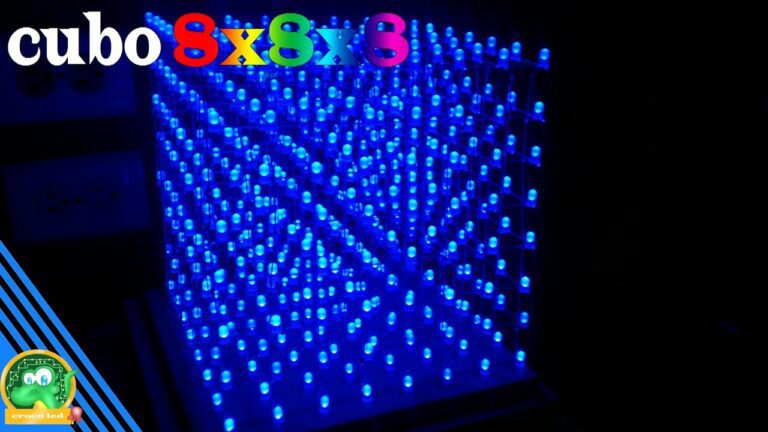 Descubre cómo crear un cubo LED 8x8x8 con Arduino Uno en simples pasos